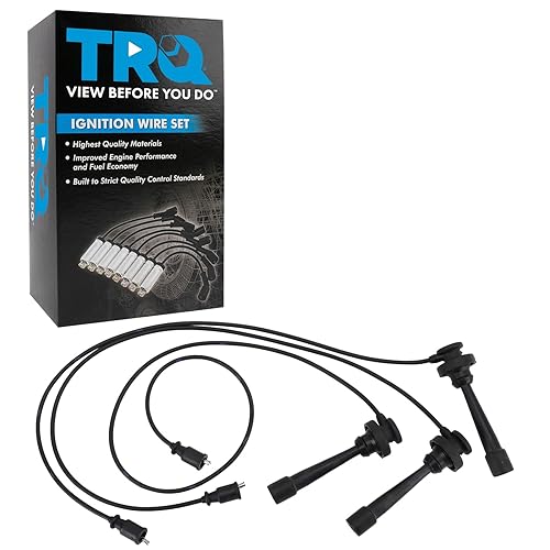 Miniatura 310 de TRQ Juego de cables de bujía de encendido del motor para Ford F250 F350 Super Duty V8 6.2L nuevo