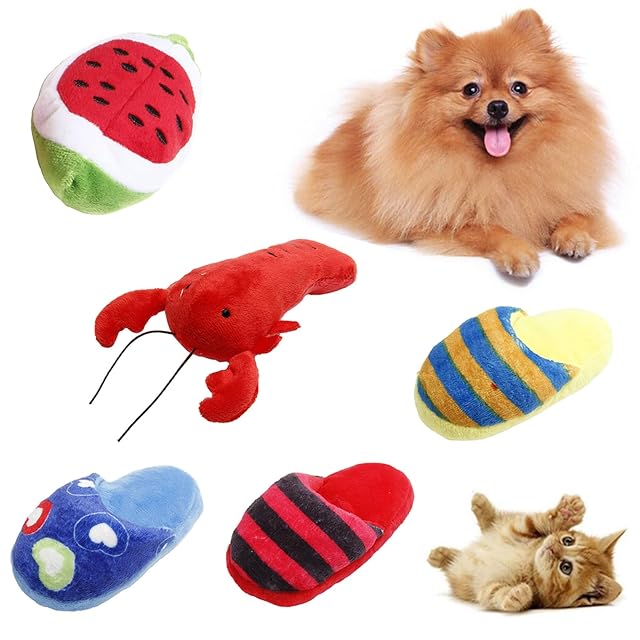 Foto 6 de 7 de Juguete masticable para perro, multiforma, cómodo al tacto, peluche para gatos