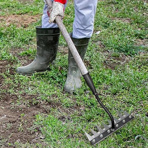 Miniatura 6 de Herramienta de desbrozadora manual de jardinería desmontable, herramienta de eliminación de garras manual 2025, herramienta de extracción de