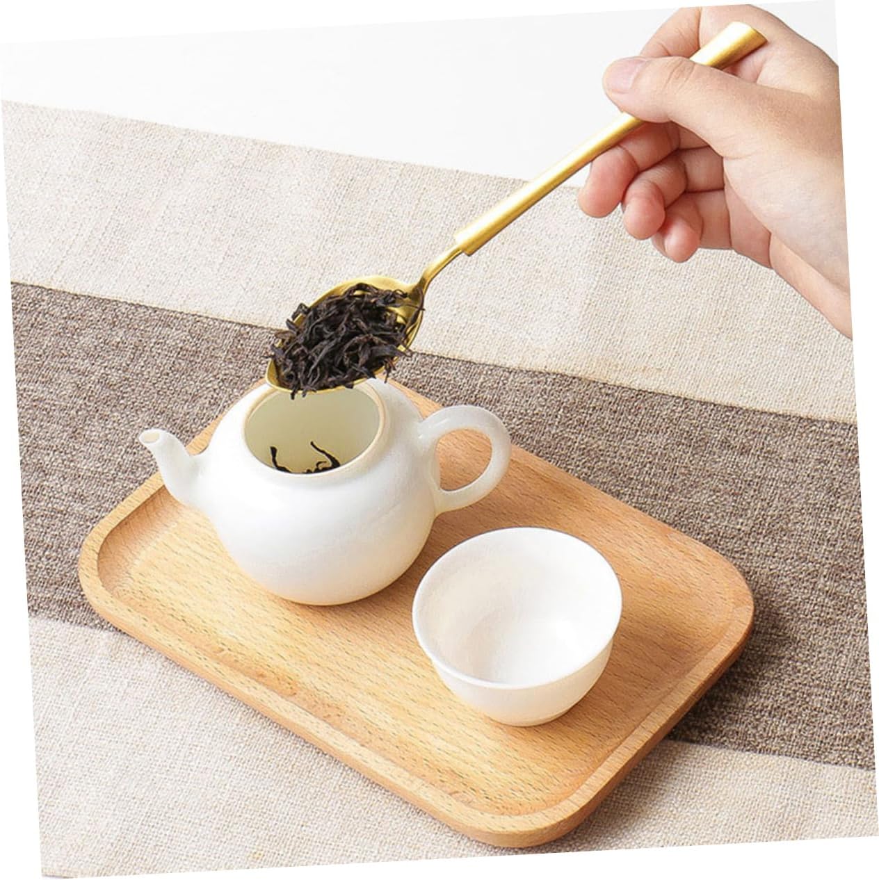 1set Stainless Steel Gongfu Tea Ceremony Tea Accessories Fork Needle Clip Scoop for Home Use Elegant Practical