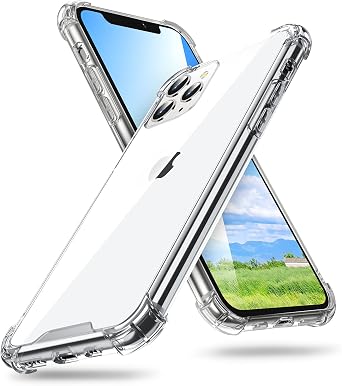 ORIbox for iPhone 11 Pro Max Case Clear,with 4 Corners Shockproof Protection,iPhone 11 Pro Max Clear Case for Women Men Girls Boys Kids,Case for iPhone 11 Pro Max Phone Clear