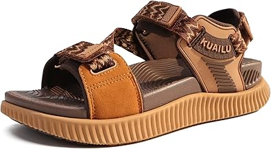 KuaiLu Womens Orthopedic Walking Sandals Arch Support Recovery Sport Outdoor Hiking Water Sandles Thick Athletic Cushion Comfortable Plantar Fasciitis Adjustable Sandals US6-12
