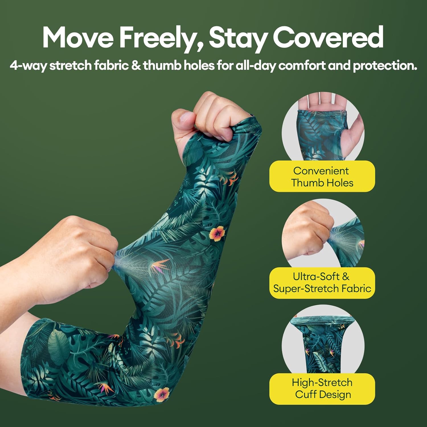 Gardening Sleeves Anti-Slip UV Protection Arm Sleeves Cooling Thorn Proof for Gardening Farming Outdoors - Image 3