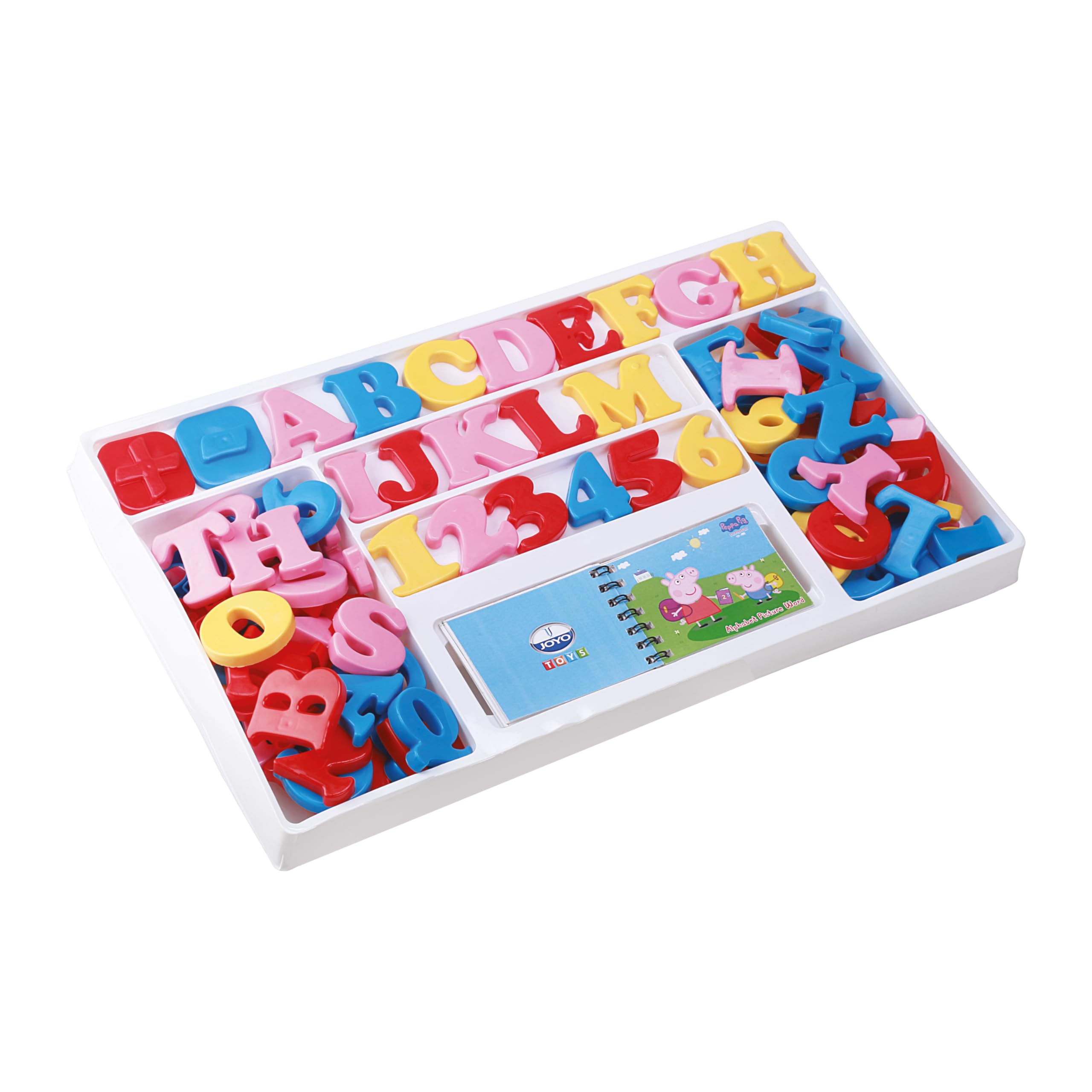 Joyo Educational Alphabet Senior Picture Word, Numbers & Shapes for Kids 92Pcs Set - Peppa Pig