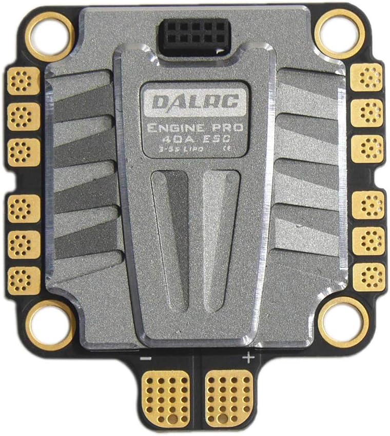 Upgraded DALRC Engine Pro 4 in 1 ESC, 40A 3-5S Blheli_32 Brushless ESC DSHOT1200 Ready W/ 5V BEC for FPV RC Racing Drone Quadcopter