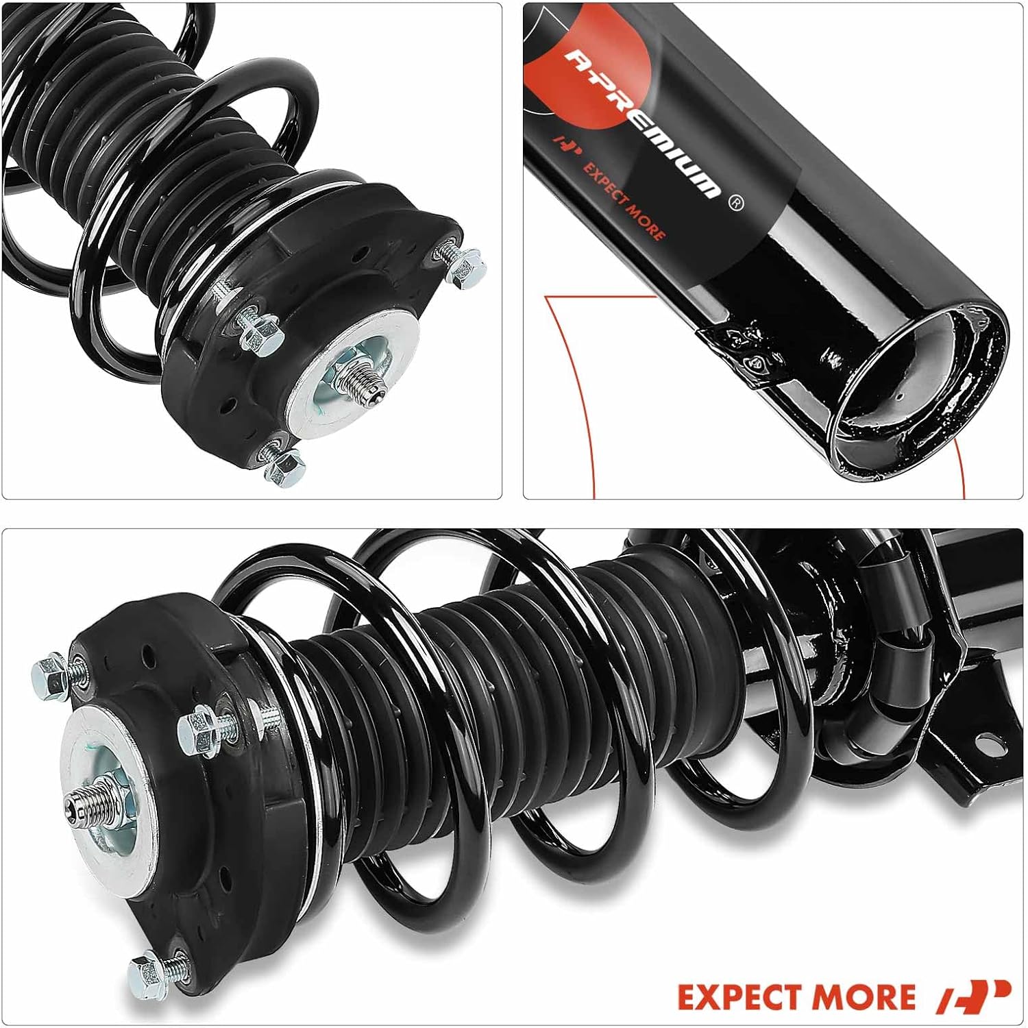 A-Premium Front Complete Strut and Coil Spring Assembly Compatible with Audi Q3 2015-2018, Q3 Quattro 2015-2018, 2.0L, 2-PC Set