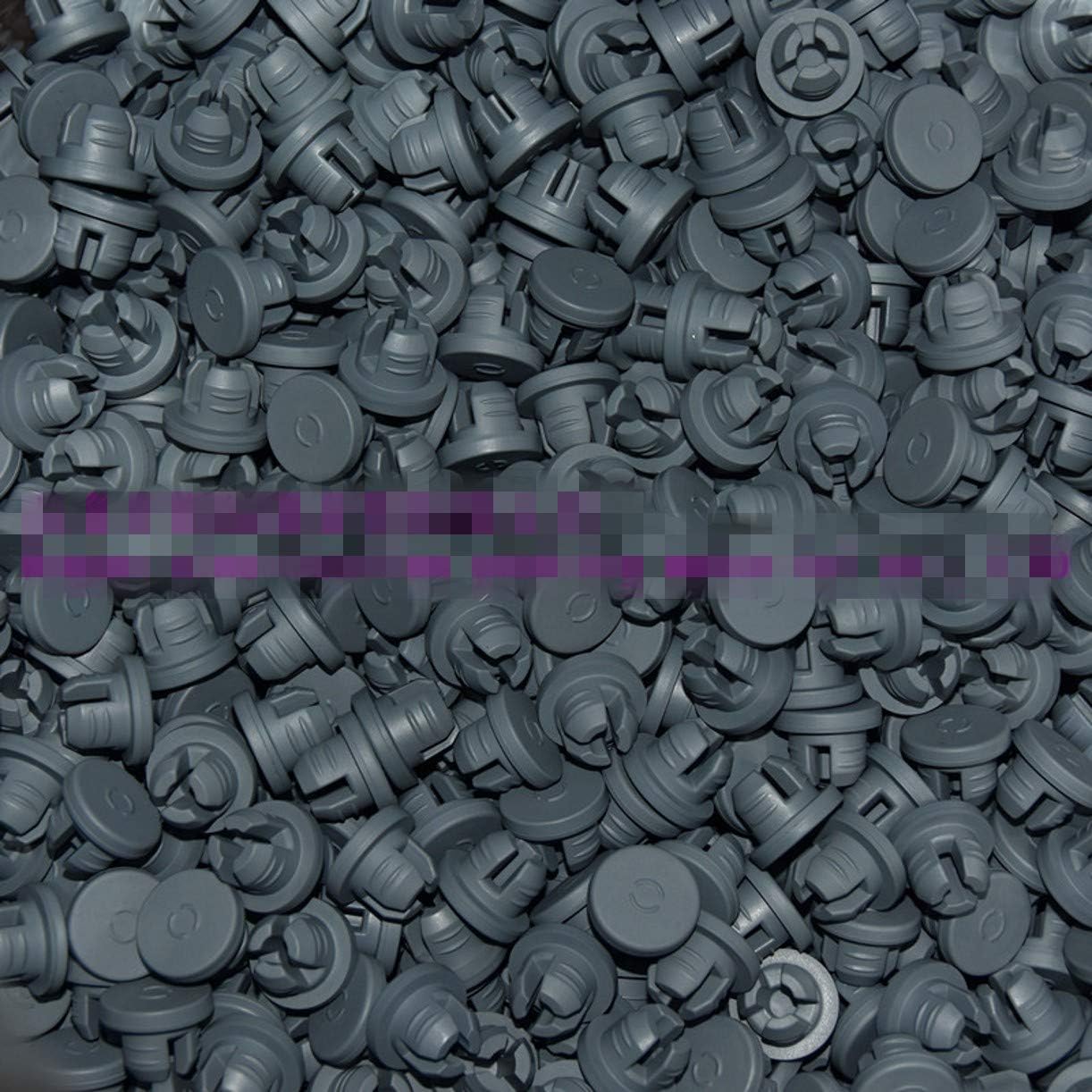 WellieSTR 500 Pcs Vial Rubber Stoppers-Two Legs, Self Healing Injection Ports Solid Seal, for Glass Vial and Liquid Culture Jars, Can Be Sterilized by Steam and Repeated Used (20mm-3 Legs)