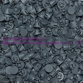 WellieSTR 500 Pcs Vial Rubber Stoppers-Two Legs, Self Healing Injection Ports Solid Seal, for Glass Vial and Liquid Culture Jars, Can Be Sterilized by Steam and Repeated Used (20mm-3 Legs)