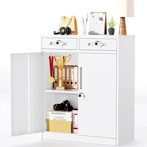 Miniatura 16 de Greenvelly Armario de Almacenamiento de Metal con Puertas, Armario Ropero de Acero Negro de 72", Casillero Armario Ropero para Empleados para Ropa