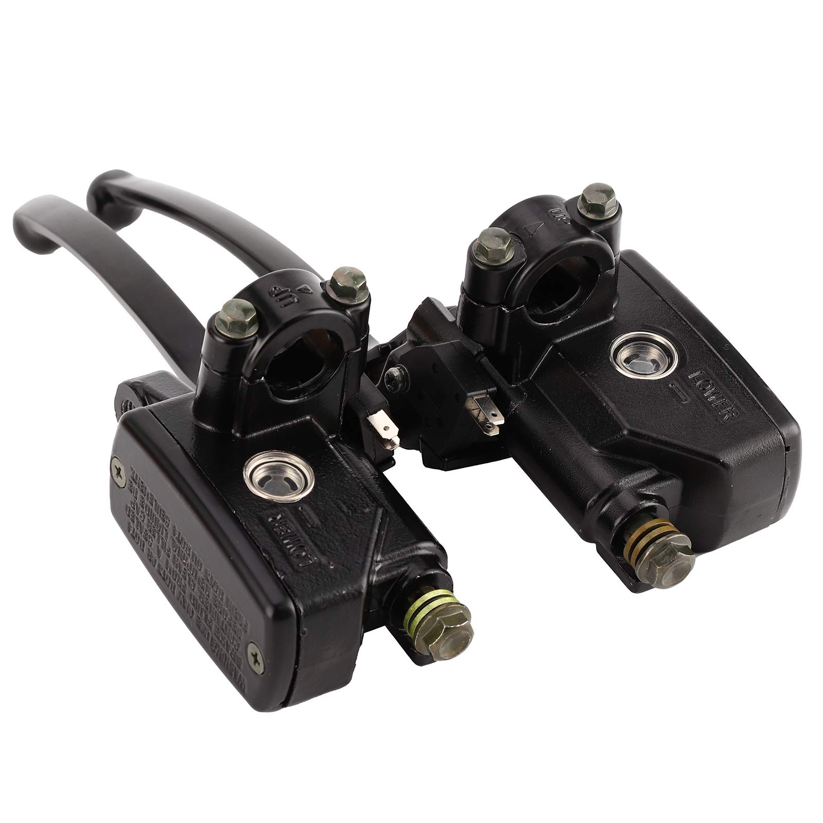 Hydraulischer Hauptbremszylinder, Universeller 7/8-Zoll-22-mm-Lenker, Hydraulischer Bremskupplungs-Hauptzylinder Links und Rechts für Motorräder