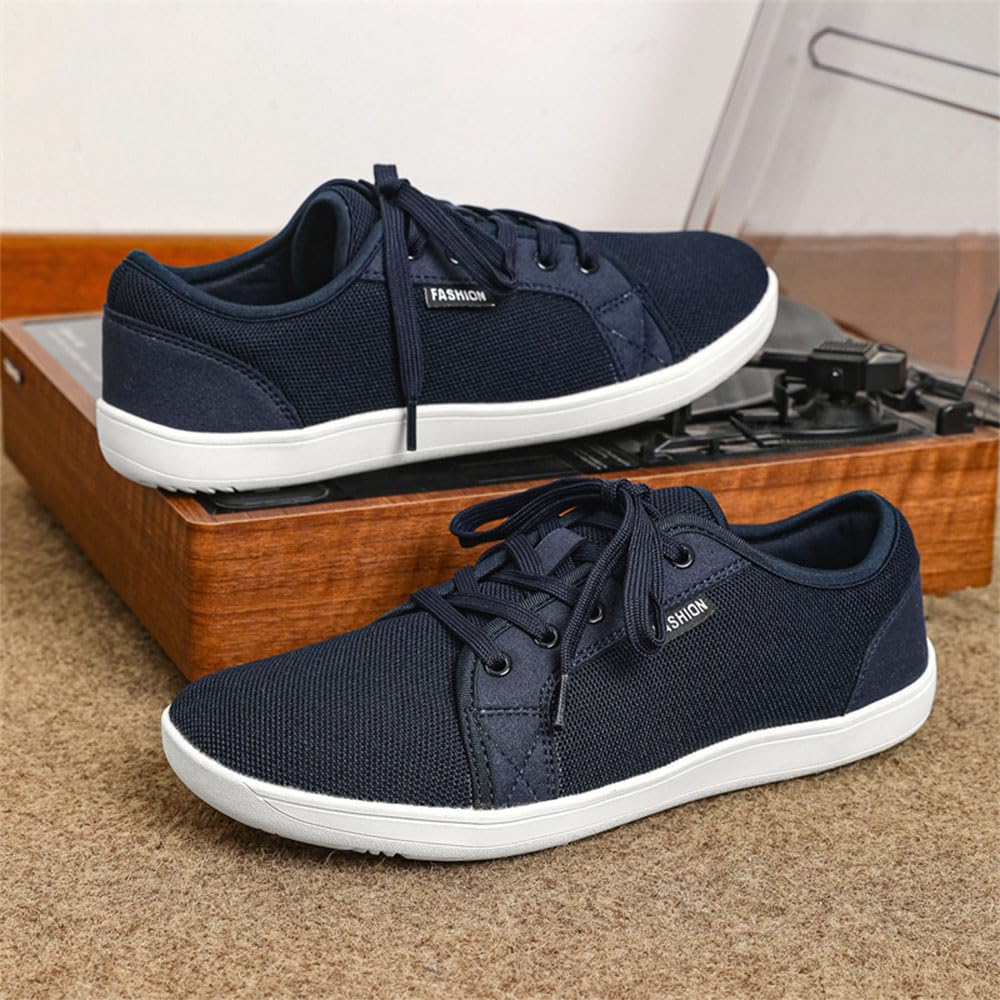 Zapatillas Barefoot Hombre Verano Transpirables Zapatillas Minimalistas Barefoot Hombre Casual Zapatillas de Trail Running Pies Anchos Ligeras Calzado Zapatos para Montaña Fitness 37-48 EU