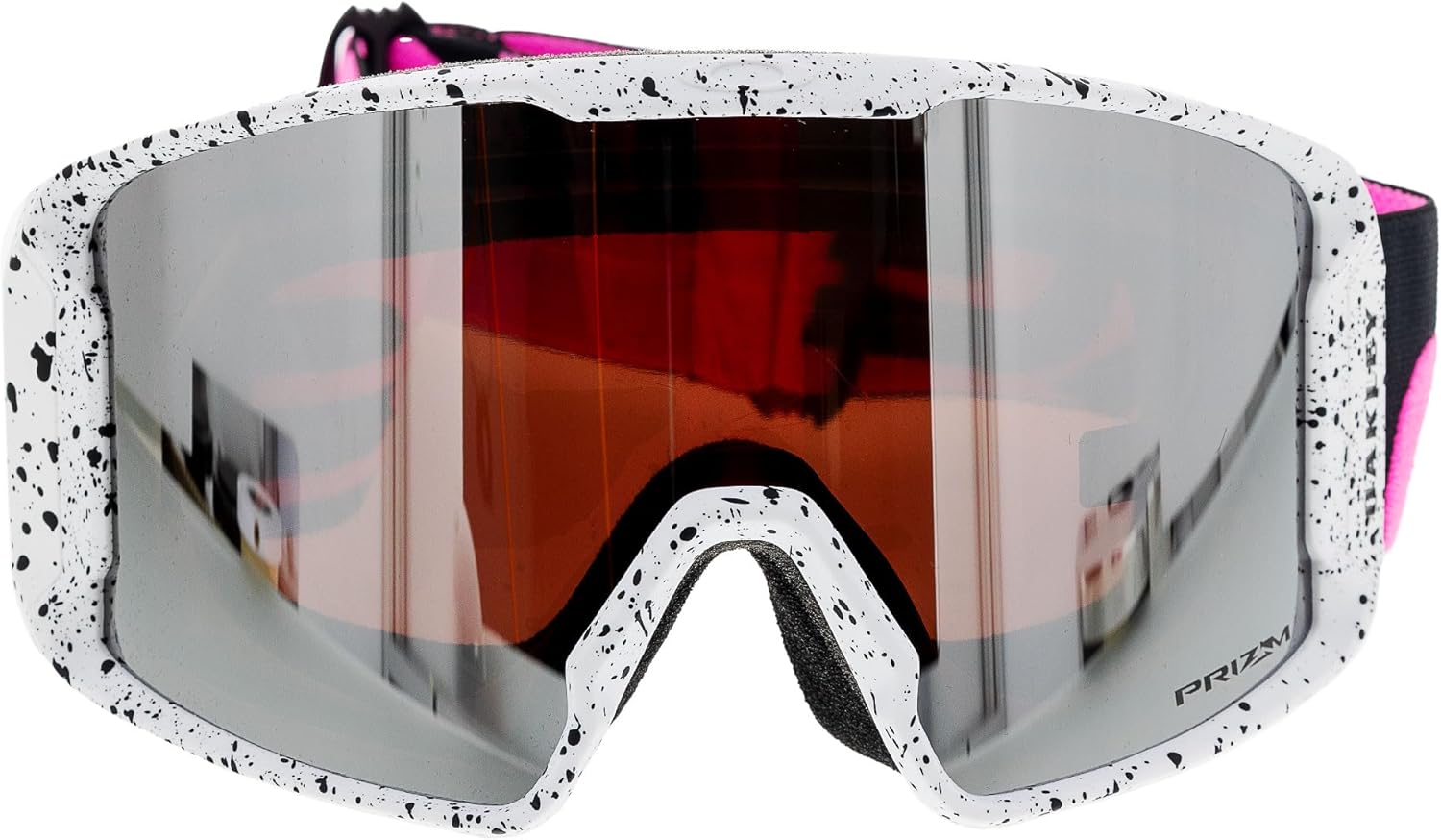 オークリー　ラインマイナー　L PRIZM BLACK IRIDIUM レンズ オークリー] ゴーグル LINE MINER L BLACK SPLATTER/PRIZM BLACK