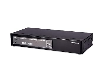 ConnectPRO Master-IT UDD-12A-PLUS-KIT-15 - KVM/Audio Switch W/ 15 Cables - 2 Ports - Desktop, Black