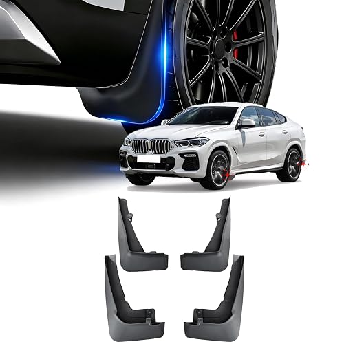 Mud Flaps Splash Guards for BMW X6 G06 M Sport 2020 2021 2022 2023 2024 2025 2026,All Weather Protector Mudguards,No Drilling Fender Mudguards Kit,Thoughtful Gift for New Car Owners — Amazon listing photo