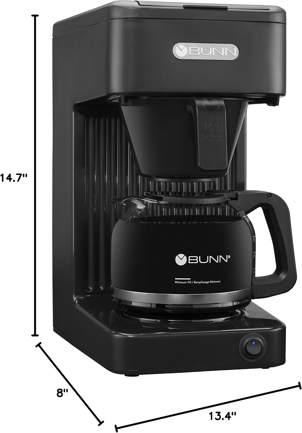 BUNN CSB1B Speed Brew Select Coffee Maker, 10-Cup, Black