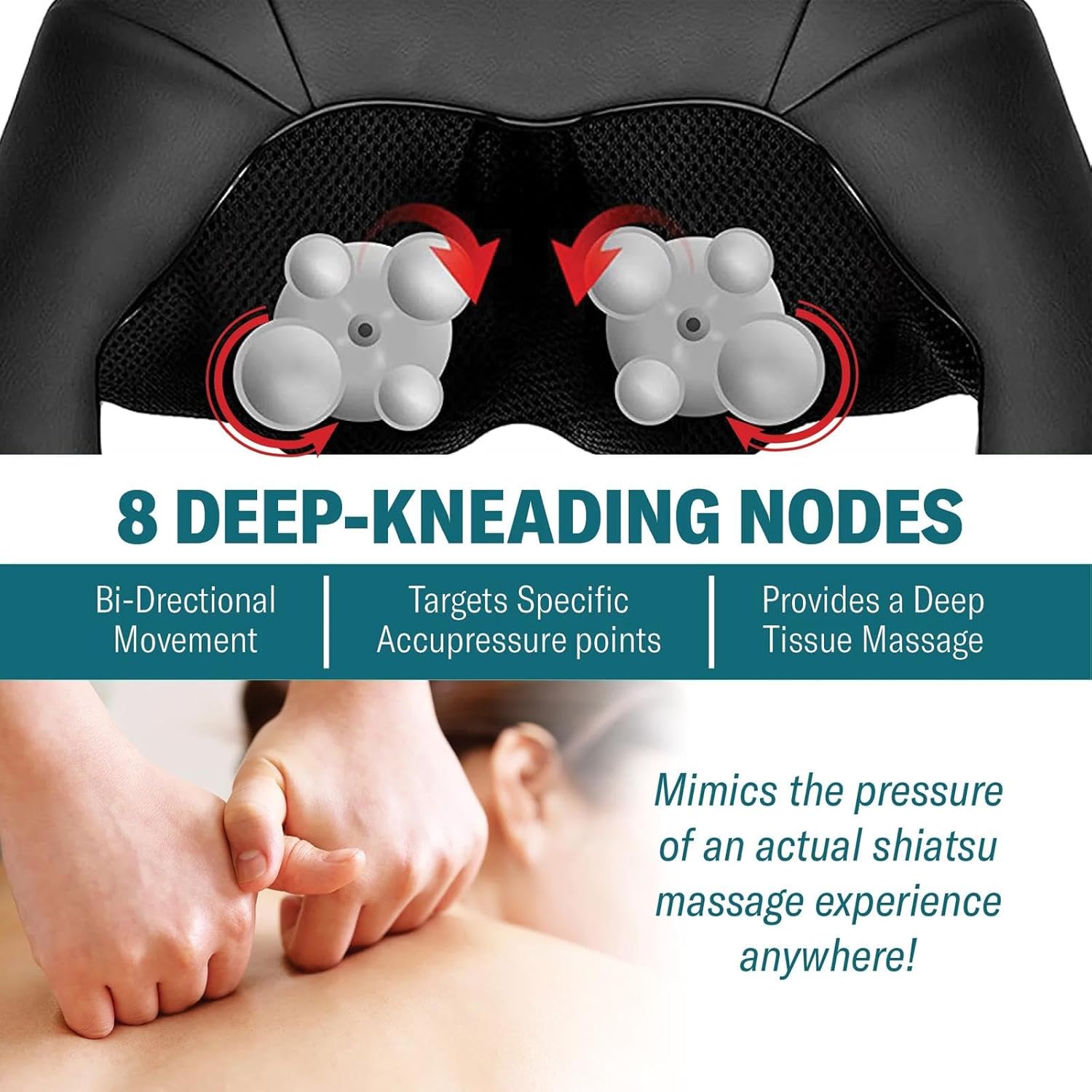 Ursmilekit neck massage with heat - deep tissue for relieving pain with shiyatsu neck and back, recurrent 4d kneading shoulder legs, gifts for women men dad mom birthdays father mothers day Ursmilekit neck massage with heat - deep tissue for relieving pain with shiyatsu neck and back, recurrent 4d kneading shoulder legs, gifts for women men dad mom birthdays father mothers day