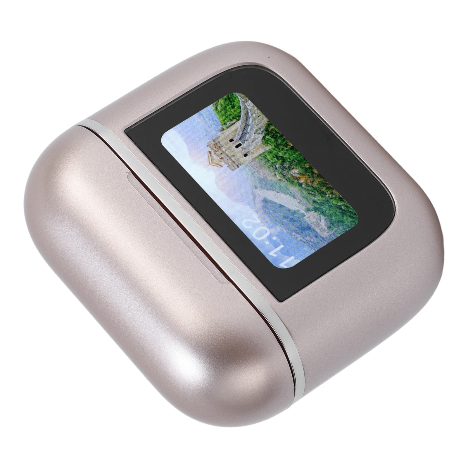 Generic Traduttore di Lingue Auricolari Bluetooth 144 Lingue Dispositivo di Traduzione Online Auricolari ANC Touchscreen per Viaggiatori D'affari (GOLD)