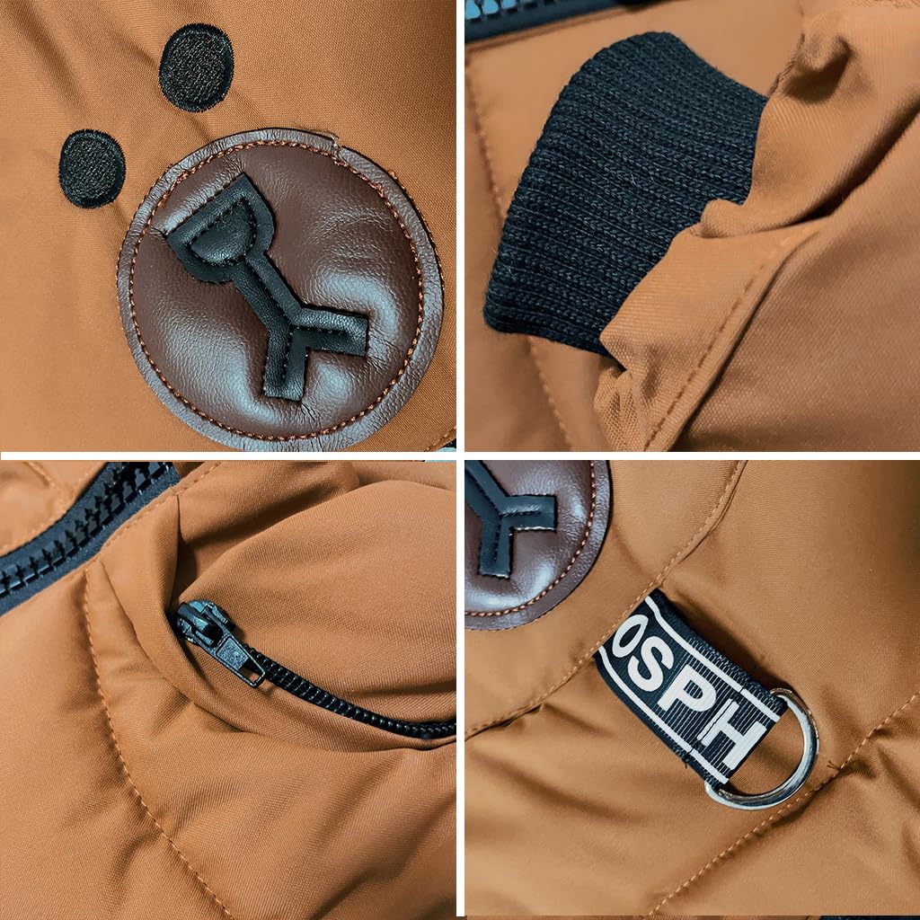 linboo Manteau Enfant Garçon Doudoune Chaud Blouson d'Hiver Automne Epais Veste à Capuche Pour Bébé Garçon