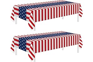 4th of July Table Decor: Patriotic Tablecloths for Festive Gatherings