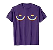 Gay Pride Boobs Chest Rainbow LGBT Ally Support Tee T-Shirt