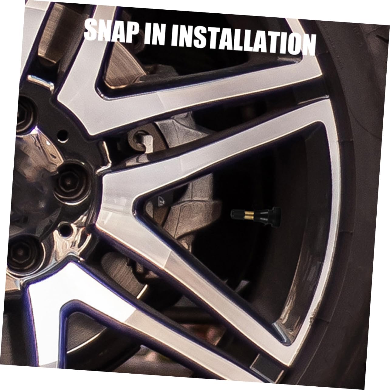 Tire Air Valve Extender 5pcs Valve Stem Extensions for Tubeless Tires Resilient Rubber Secure Installation for Cars Light Trucks