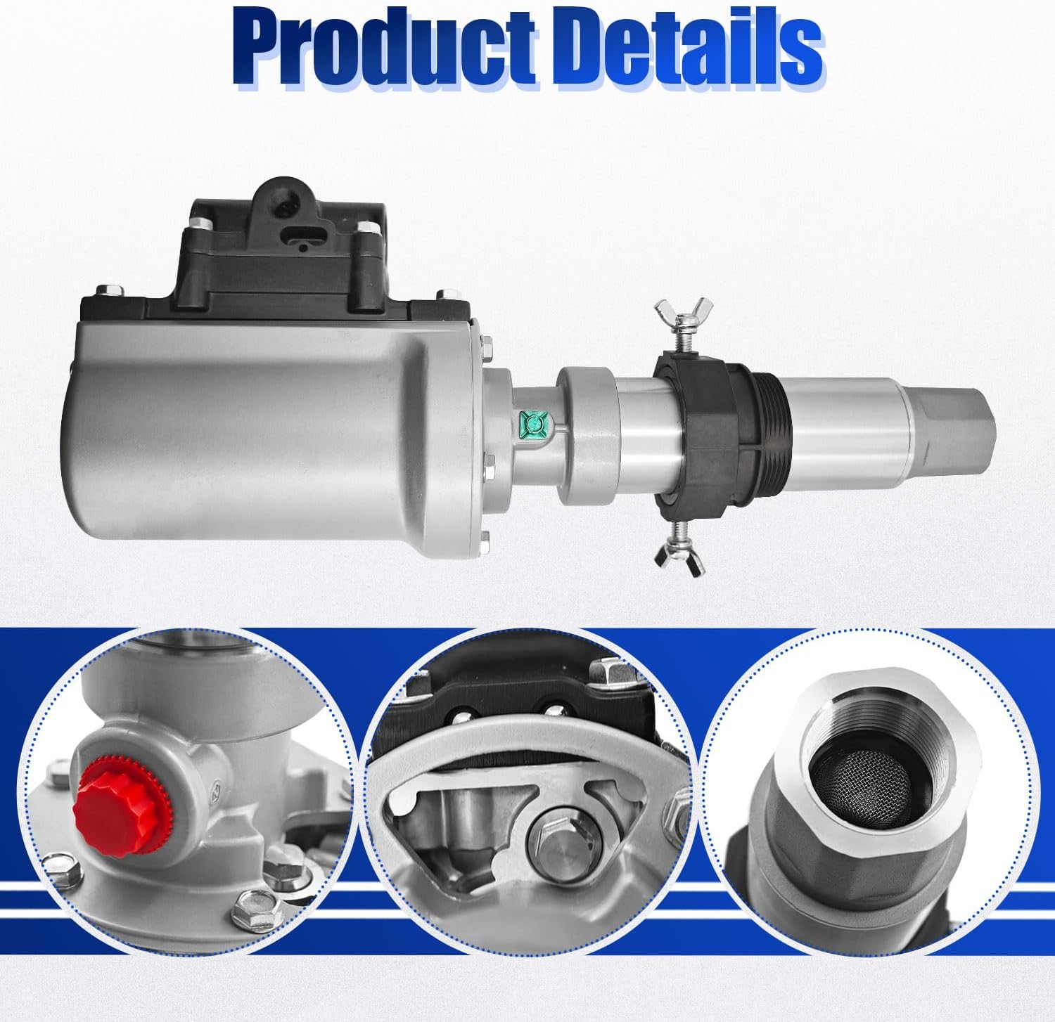 24G576 LD Series Air Powered 3:1 Universal Oil Pump with Bung Adapter