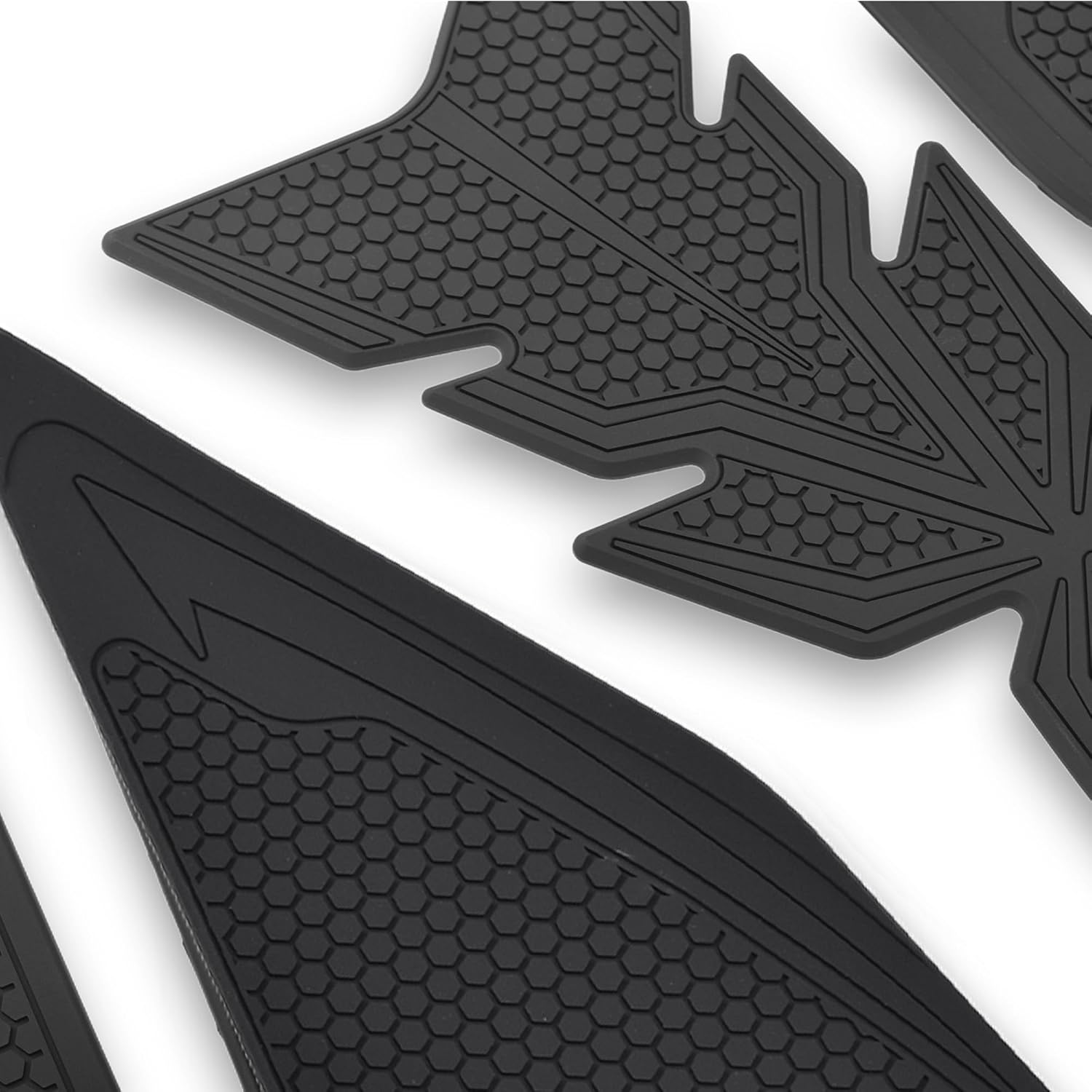 Motorcycle Fuel Tank Traction Pad Side Gas Knee Grip Protective Sticker Protector (for Kawasaki Vehicle) Ninja ZX-4RR 2023+ (Black)