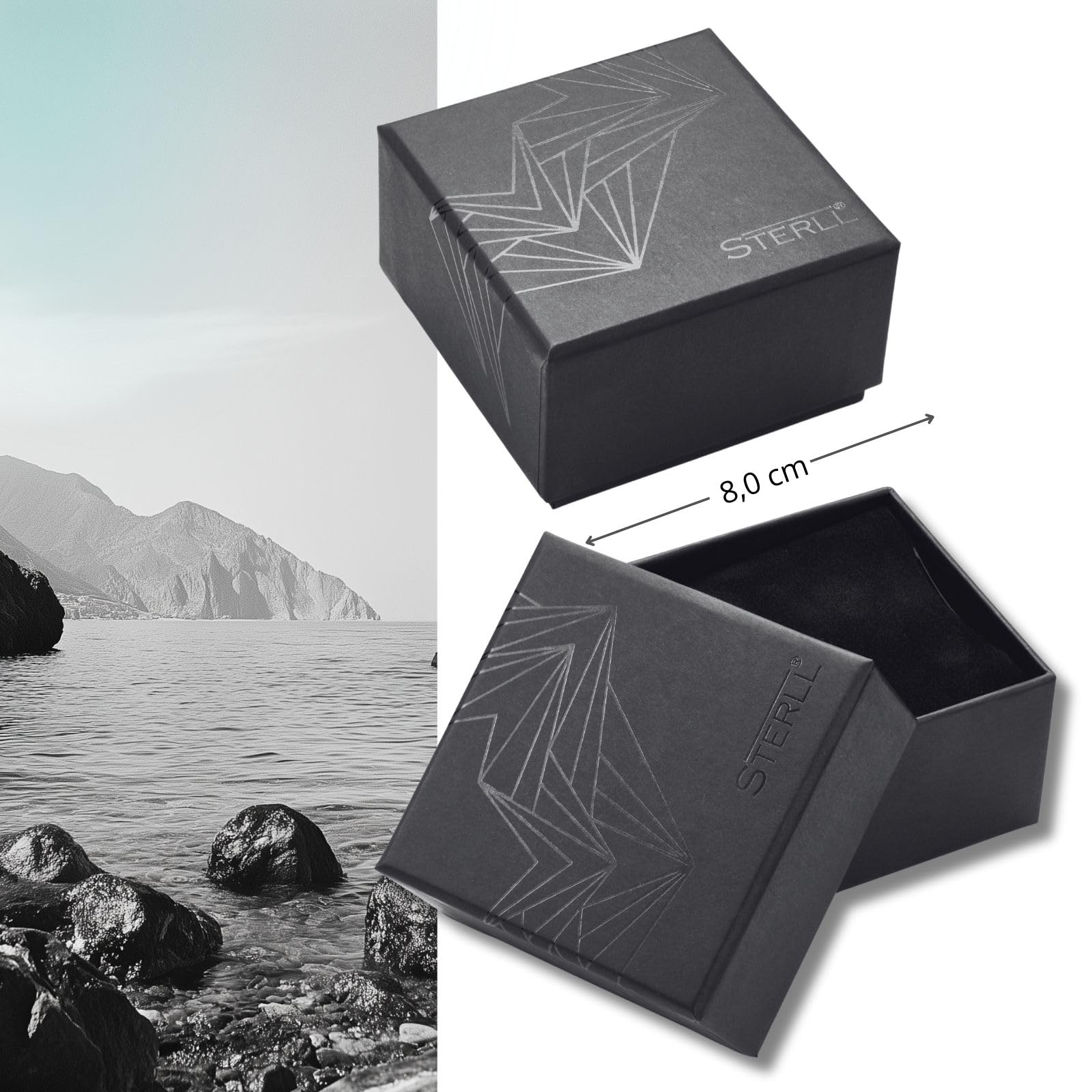 Herren-Armband aus massivem 925 Silber, ideal als Geschenk für Mann oder Freund, mit Schmuckbox