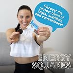 GoKrisp, Énergie Square par Jimmy Sevigny, 15 gr Pâtisserie protéinée, biscuits 'n en croûtes protéinées à la crème, noix & Sans arachide, sans gluten12-Pack