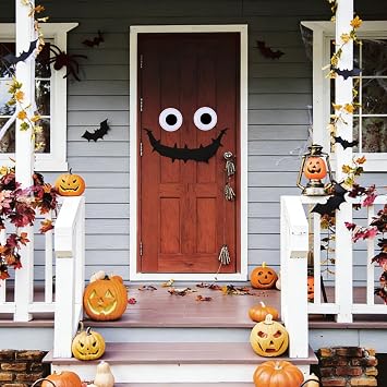 Phinus 10PCS Large Googly Eyes, 3 Different Size Self-Adhesive Giant Googly Eyes for Crafts, 5cm, 8cm, 10cm Black Wiggle Sticky Big Googly Eyes with Storage Box