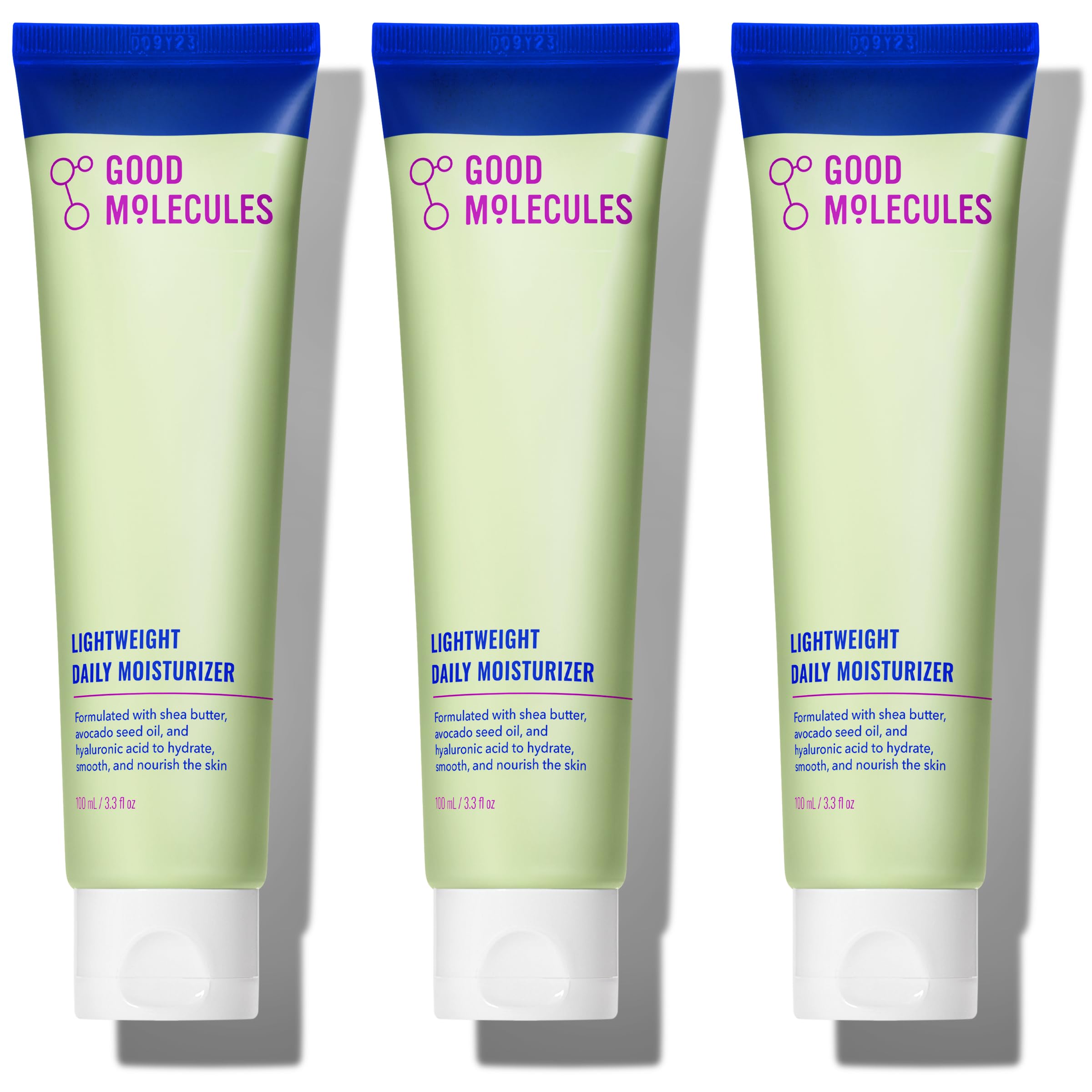 Good Molecules Lightweight Daily Moisturizer, Face Cream, Pack of 3