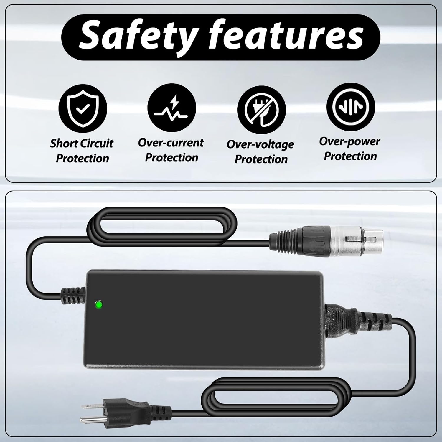 12v 4 pin Power Supply 4 pin XLR Power Supply 12v for Power Pro Cameras, Sony PMW F5 F3, Zaxcom, Panasonic