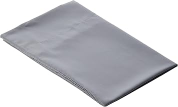 Amazon Basics Microfiber Pillowcases, Standard Size 50 x 80 cm (Pack of 2), Dark Grey, Pillows Not Included