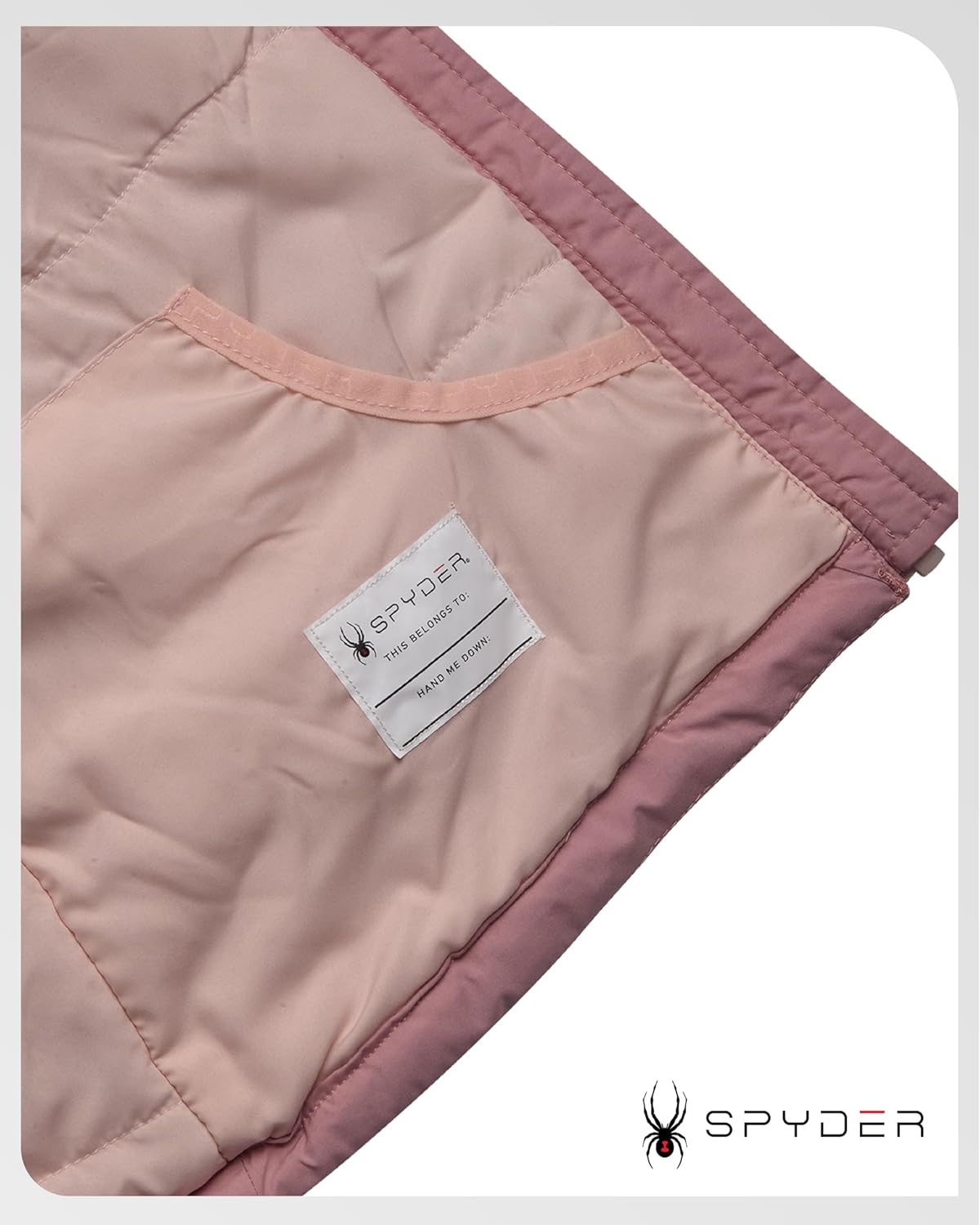 Spyder Girls Windbreaker Jacket - Lightweight Insulated Water and Wind Resistant Jackets for Girls Zip Up Kids Outerwear Coat - Image 5