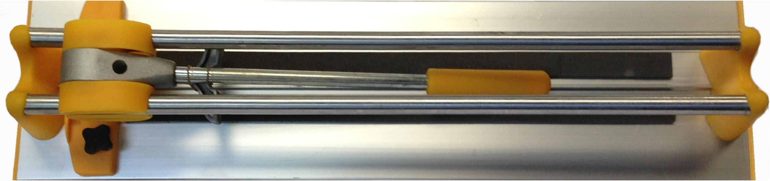 Felker™ Light-Duty Professional Manual Tile Cutter with a Built-in Separator- Model TC-18 - Cuts Wall Tile, Floor Tile and Quarry Tile - Cutting Capacity: 18" (45cm) - Color: Yellow - Sold As 1 Each