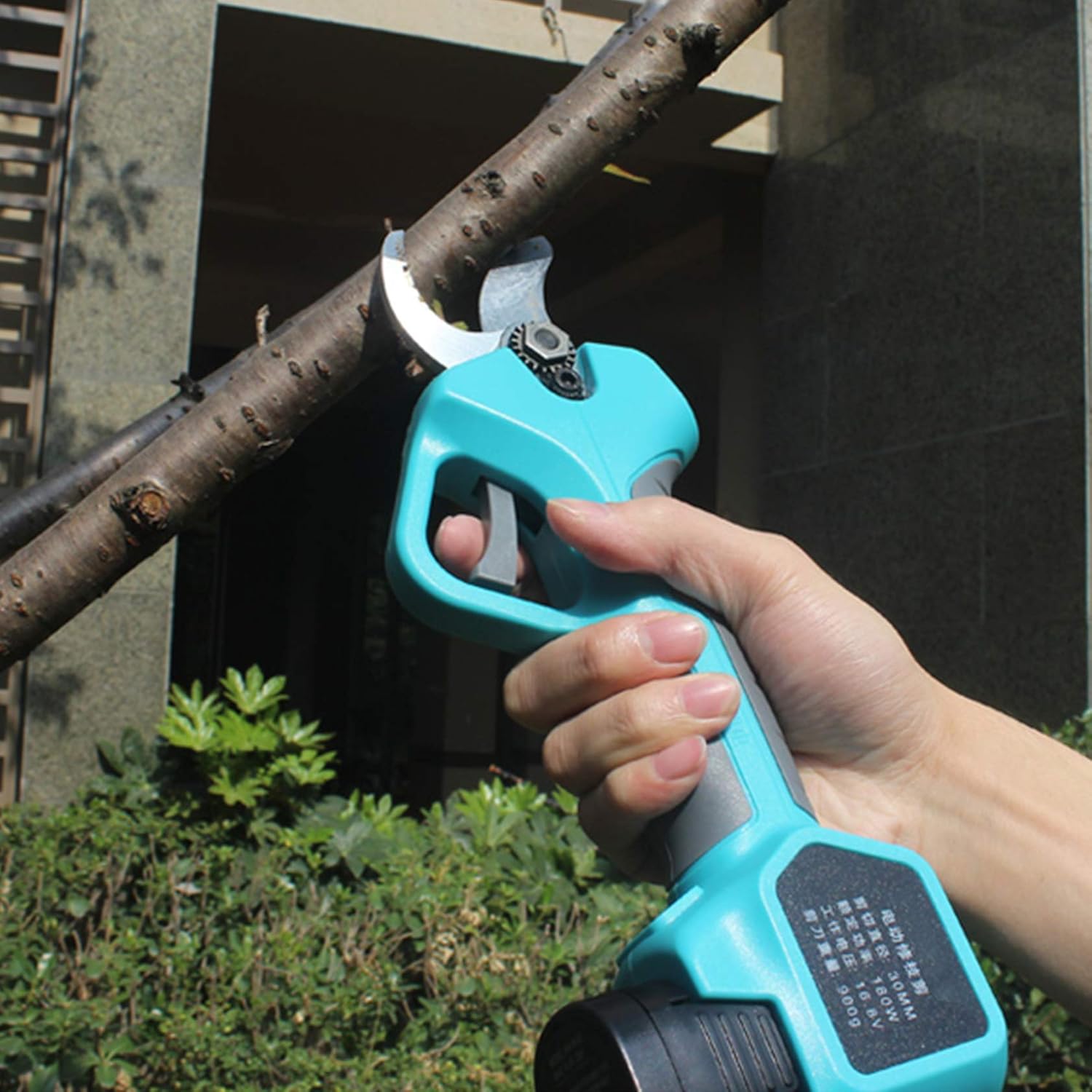 Electric Pruning Machine Garden Secateurs Cordless Electric Pruning Shears Battery Powered Fruit Tree Pruner Shears Cutting Diameter ()