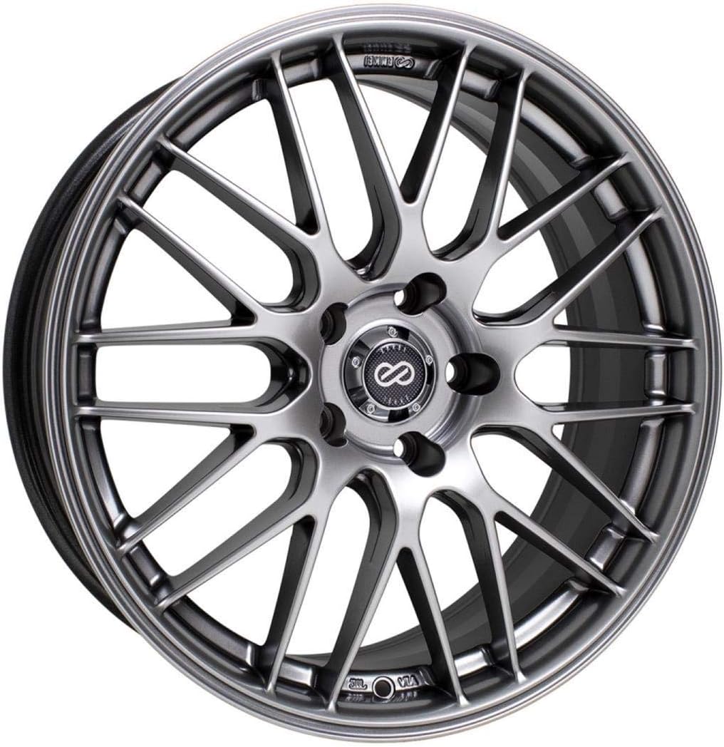18x8 Enkei EKM3 (Hyper Silver) Wheels/Rims 5x120 (442-880-1232HS)