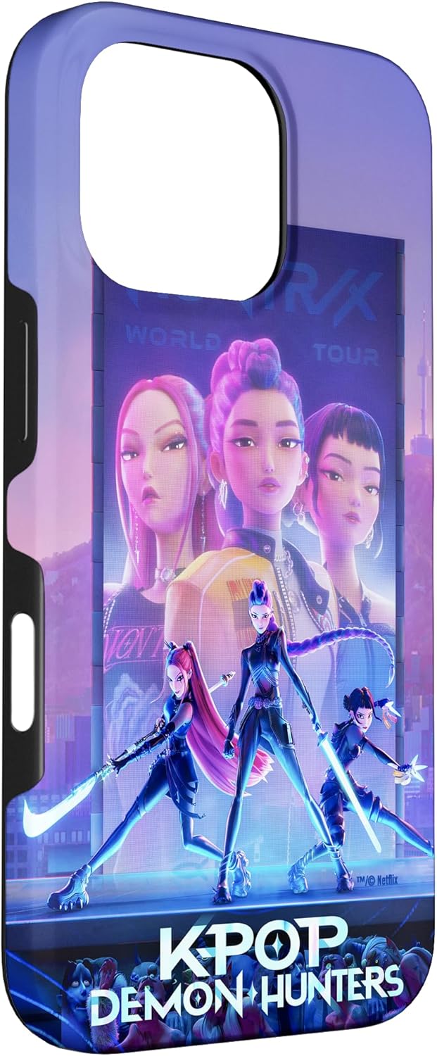 Kpop Demon Hunters HUNTR/X Key Art Officially Licensed Case for iPhone 16 Pro