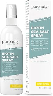 Biotin Sea Salt Spray for Hair - Sea Salt Hair Spray for Men and Women - Texturizing Hair Volume Spray to Lock Your Waves...