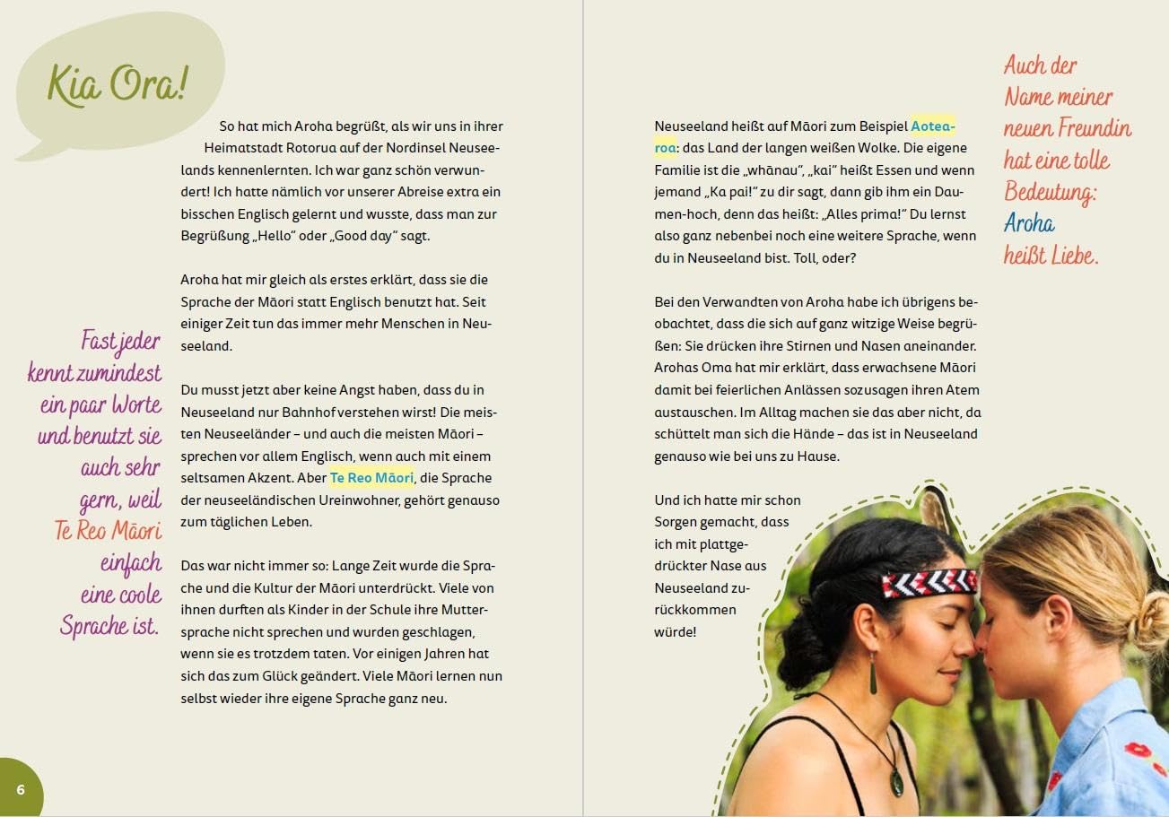 Neuseeland for kids: Der Kinderreiseführer. Wissenswertes über Land und Leute. Mitmachbuch mit viel Platz zum Kreativsein für den nächsten ... den nächsten Familienurlaub. Für Kinder ab 6)