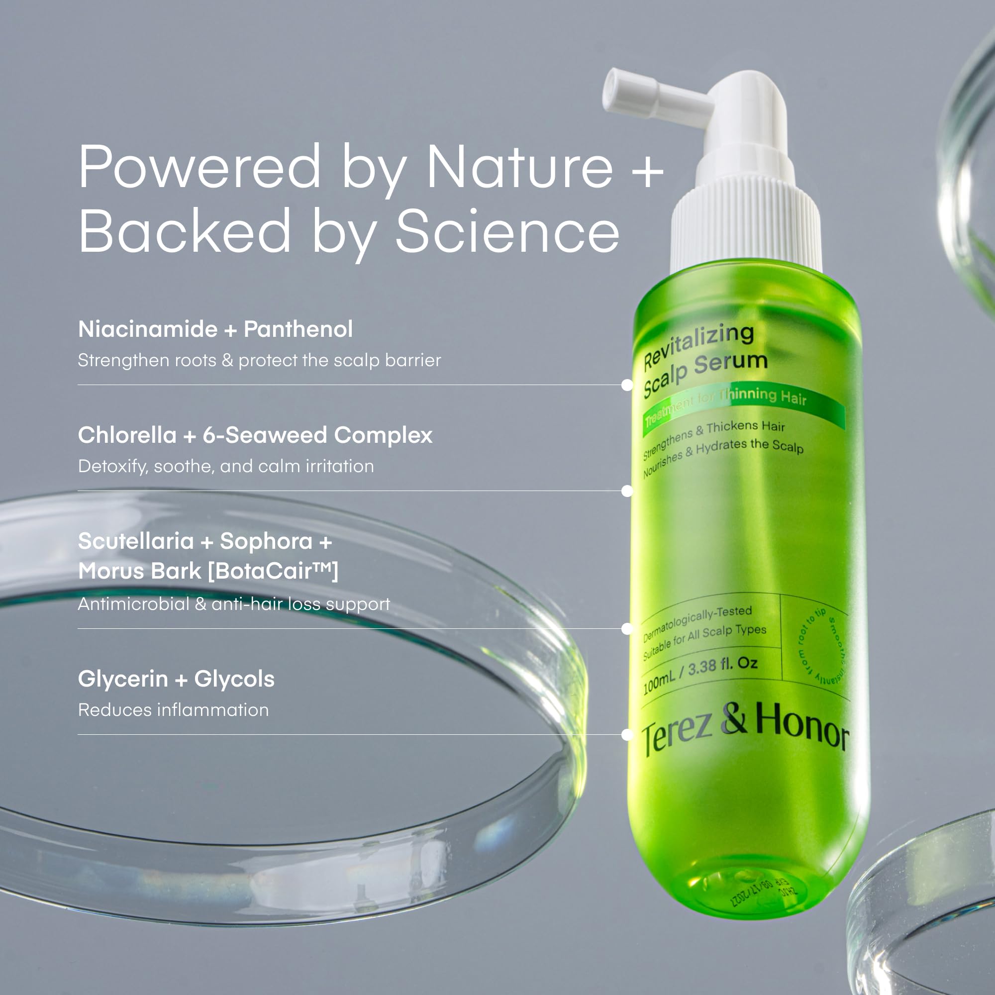 Terez & Honor Scalp Serum Spray for Hair Growth and Scalp Care