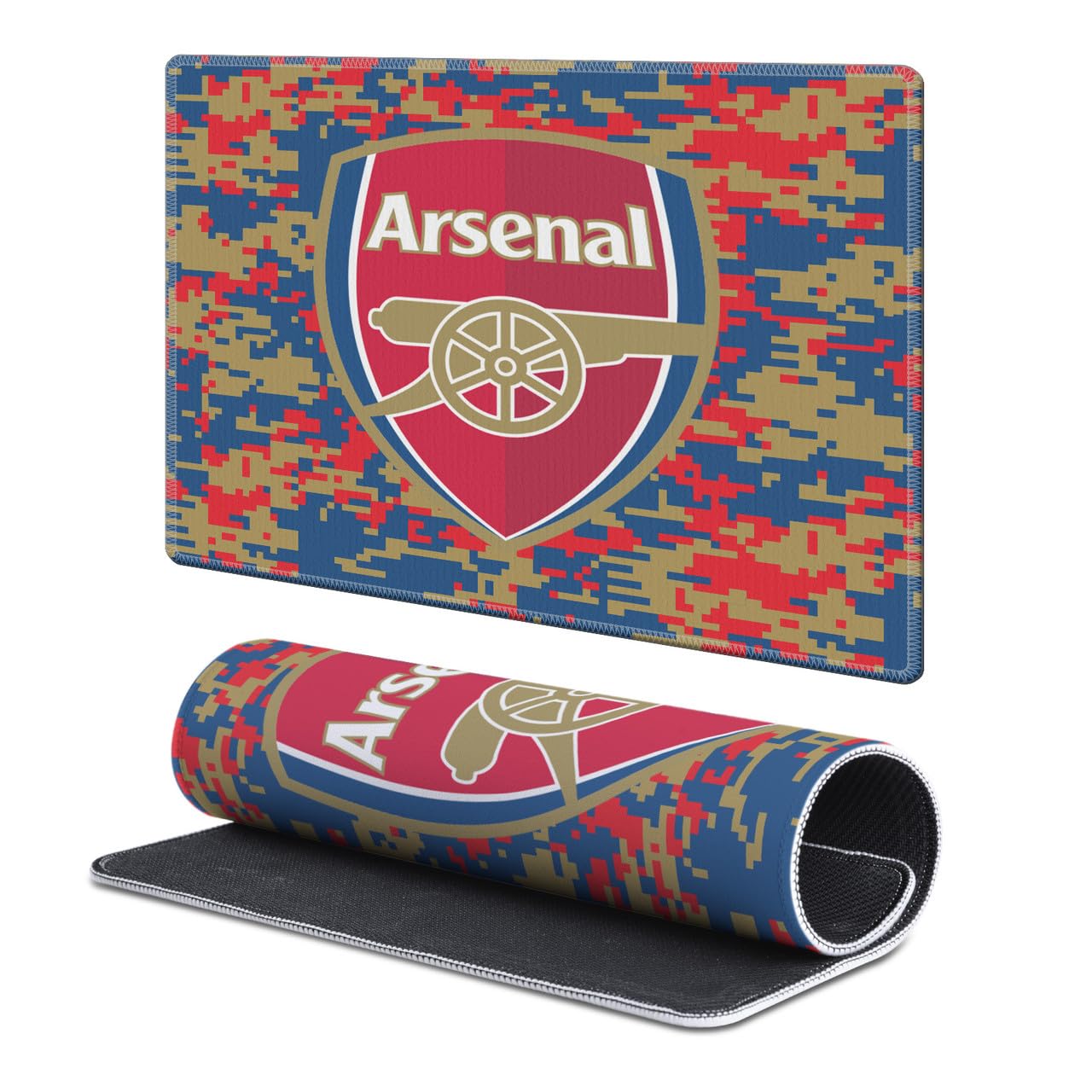 Head Case Designs Officially Licensed Arsenal FC Digital Camou Crest Logo & Patterns Gaming Office Desk PC Keyboard Mouse Mat Pad 9.84 x 11.81 x 0.12 inches (250 x 300 mm) - S