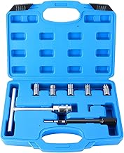 DASBET 7PCS Diesel Injector Seat Cutter & Cleaning Kit, Professional Diesel Fuel Injector Knife Set, Carbon Remover, Universal Injector Seat Cutting Tool for Cars and LCVs