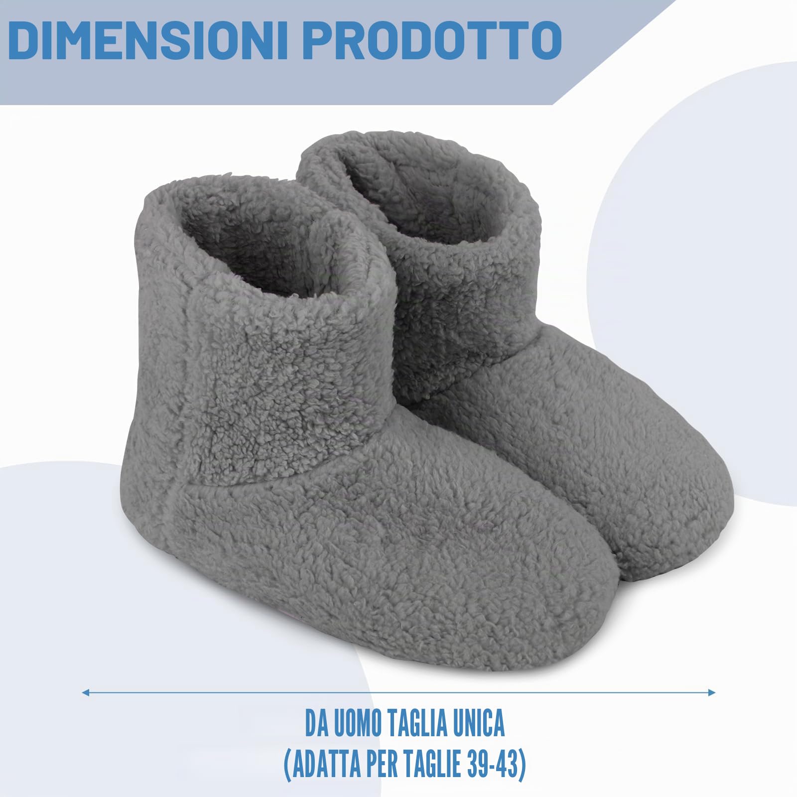 Mineup Pantofole Riscaldate Elettricamente, Scaldapiedi Elettrico Riscaldato, Scaldapiedi Riscaldate USB, Riscaldat Piedi Scalda Per Uomini Donne Uso Interno, Pad Riscaldante Per Donne Uomini (39-43)