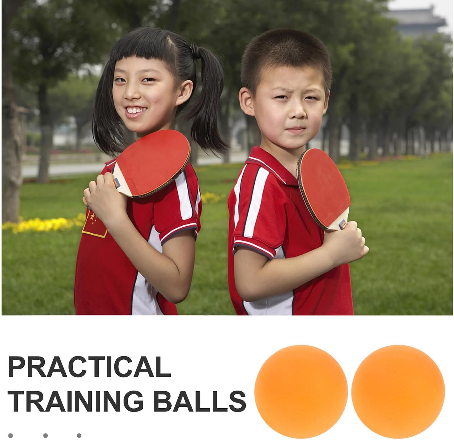 100pcs Yellow 2-Star Table Tennis Balls Plastic Ping Pong Training Balls Competition for Professional Practice and Party Activities