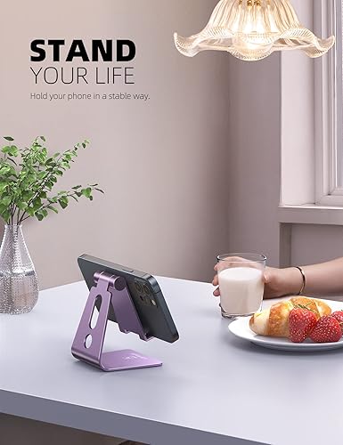 Vista 16 de Lamicall Soporte de teléfono universal ajustable., Negro