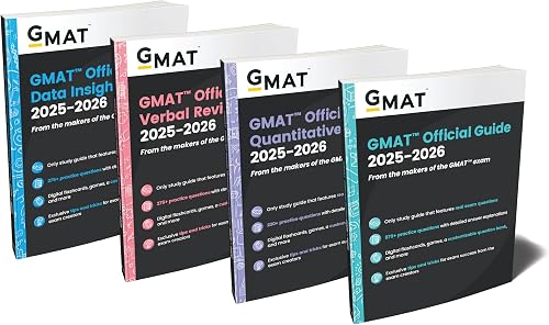 GMAT Official Guide 2025-2026 Bundle: Books + Online Question Bank