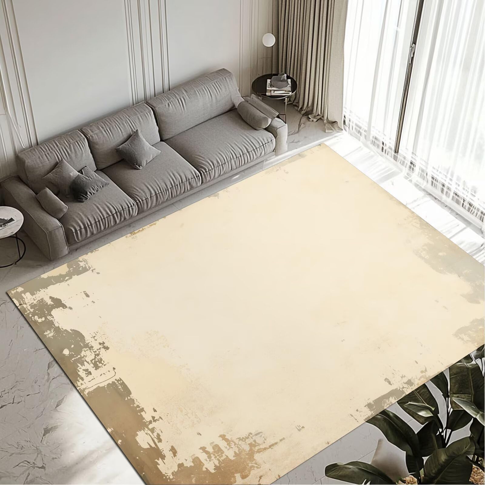 Grand tapis salon 160x230cm pour une salle à manger ou une cuisine familiale active