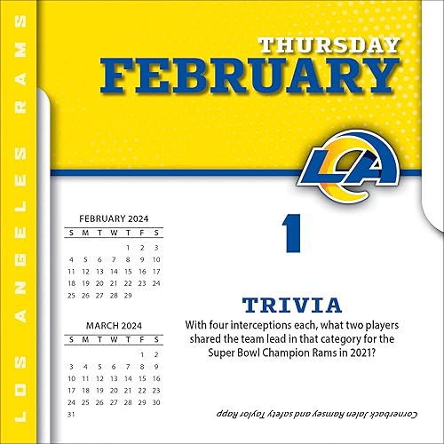 Miniatura 4 de Calendario de caja 2024 de Los Angeles Rams