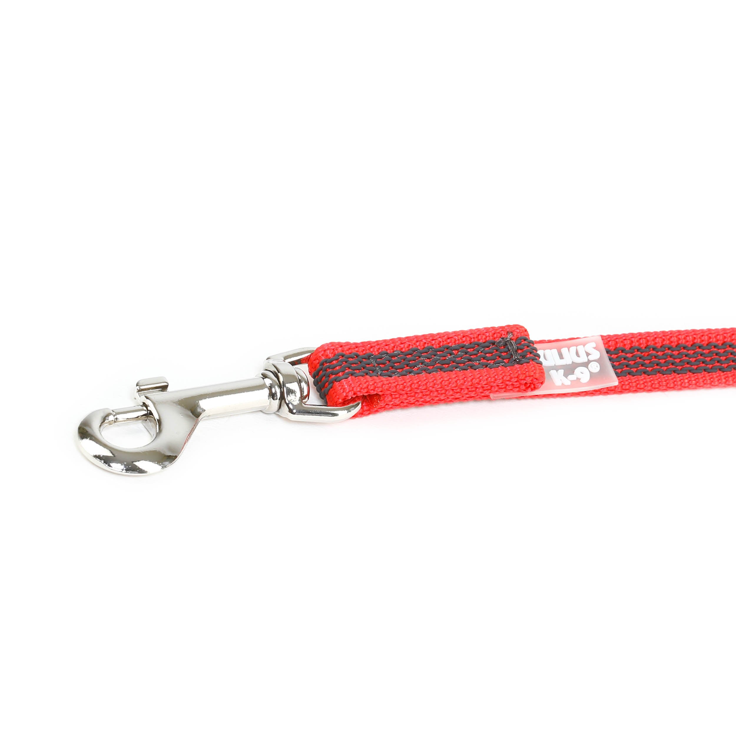 Color & Gray Super-Grip Leash with Handle, 14 mm x 1,2 m, Red-Gray - Image 2
